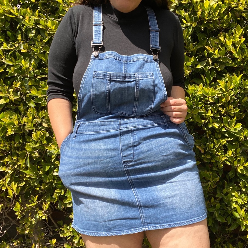 DENIM OVERALL DRESS